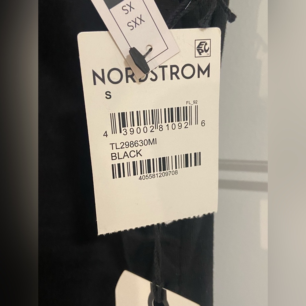 Nordstrom Leith Black Dress, NWT, small - Picture 5 of 8